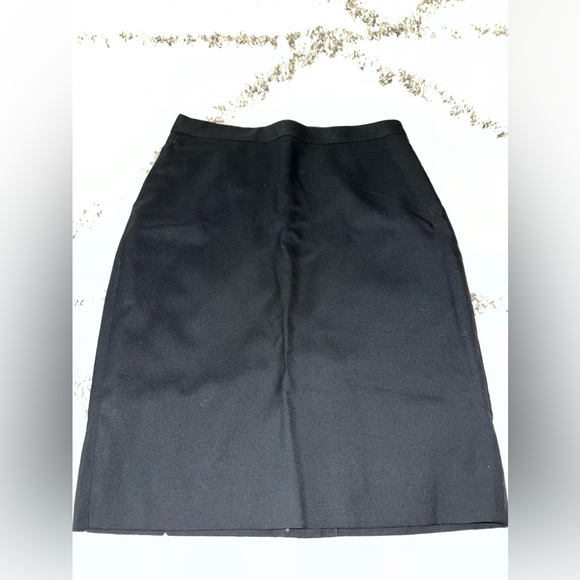 NWT J.Crew No 2 Wool Pencil Skirt Black in size 00 - Picture 8 of 11